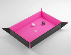 Gamegenic Dice: Magnetic Dice Tray Rectangular Pink Black GGS60055